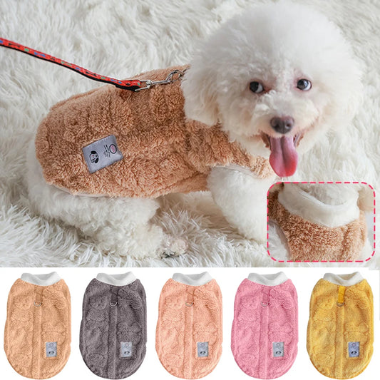 "Warm Fleece Pullover for Puppies and Kittens – Cozy Sweater for Small Dogs"